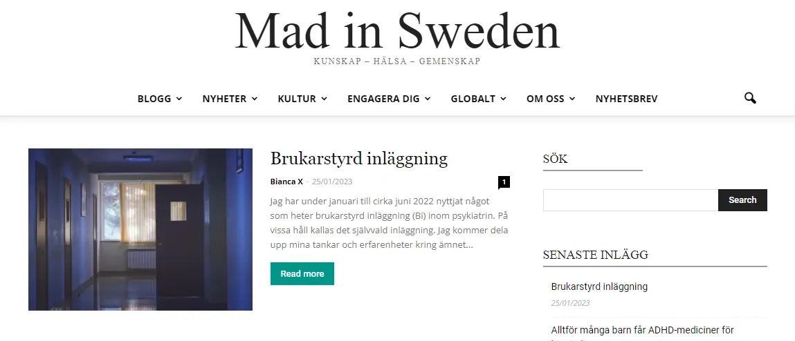 Extern länk - Mad In Sweden